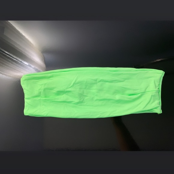 Green Neon Bandeau Bikini - Picture 3 of 5